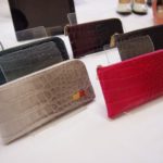 メリディアナ社 イタリアンレザー クロコ型押し長財布